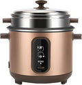 Rice Cooker with Steamer Non-Stick Inner Pot Intelligent Insulation Make Rice &amp Steam Healthy Food &amp Vegetables for 1-7 People