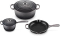 Le Creuset Enameled Cast Iron Signature Cookware Set 5 pc Oyster