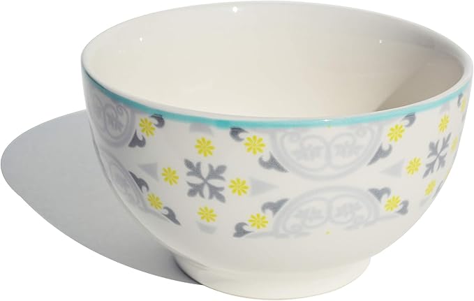 Earthenware 30 Pieces Dinner Set in Glaze Decal French Floral Design