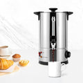 Stainless Steel Coffee Urn5L Hot Water Urn Coffee MakerCommercial Grade Hot Coffee Dispenser for BuffetCateringWeddingGathering Adjustable Temperature 86-230°F (5L)