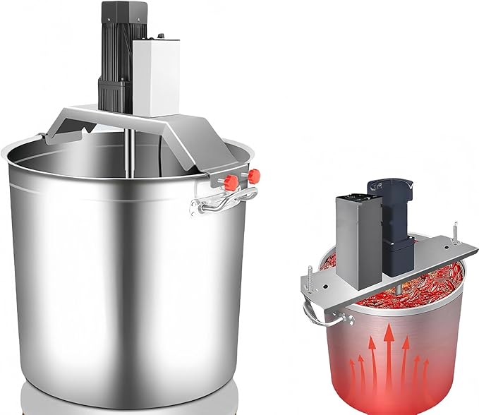 Automatic Food Blender 110v/220v Stainless Steel Electric Mixer for Cooking Blender Chocolate Sauce Thermomixer Food Blender Seasoning Bottom Soup Sauce Blender. Mixing Speed Adjustable