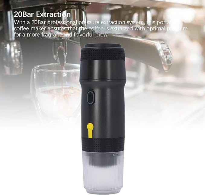 Portable Coffee Maker 20Bar Fast Heating Electric Coffee Machine USB Car Charger For Outdoor Camping Travel Hiking