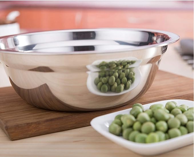 Mixing Bowls 304 Stainless Steel 7 Piece SetClassic Pots and Pans Set 7-Piece Cookware Set