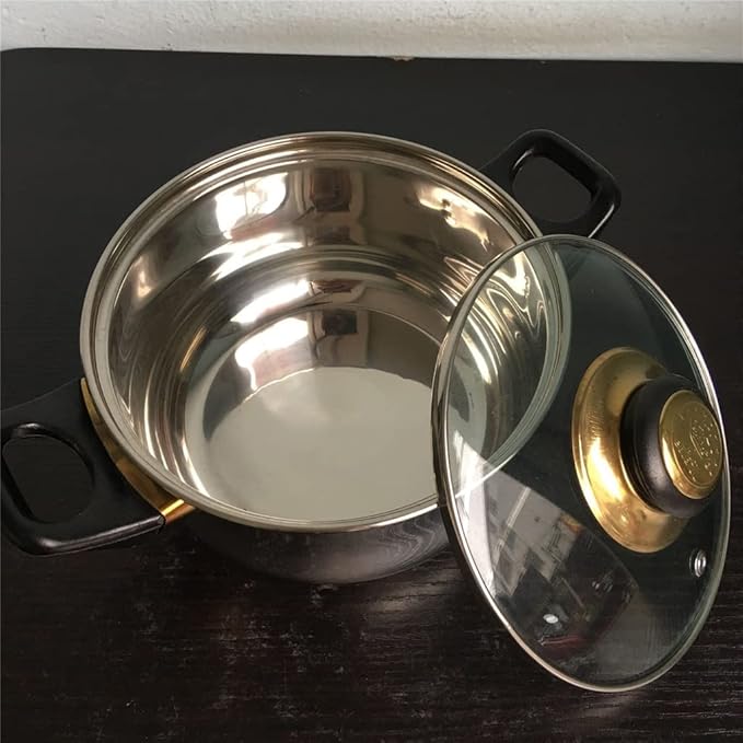 Cooking Tools 12 Pieces of Stainless Steel Cookware Set Soup Pot Milk Pot Fry Pan Combination Set Apply