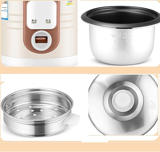 Rice Cooker 2L/3L/4L/5L/6L Household Smart Insulation with Steamer Multifunctional Non-Stick Pot Dormitory Mini Pot