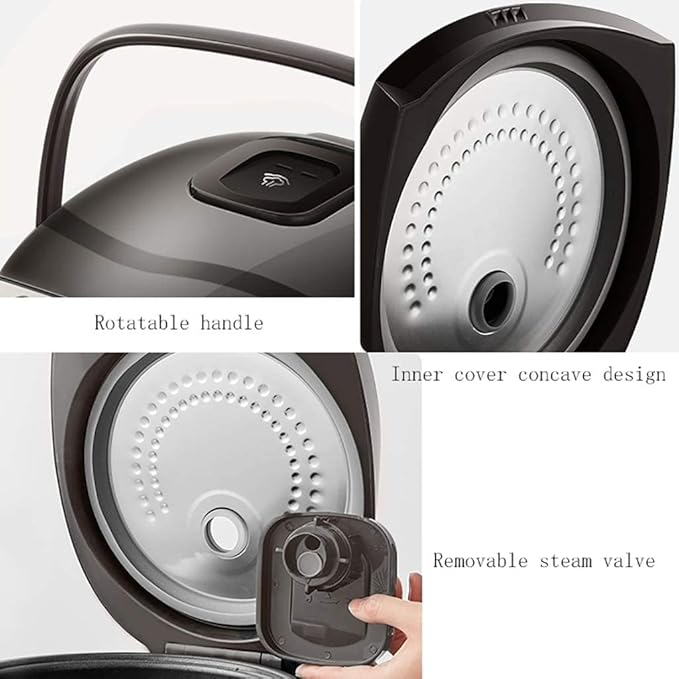 Rice Cooker Household 24 Hours Appointment 5L-860W Smart Insulation Multifunctional Rice Cooker With Steamer For 5-8 People