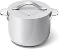 Caraway Petite Cooker - 2 Qt Ceramic Coated Pot - Free From Forever Chemicals - Perfect for Rice Grains or Sauces - Gray