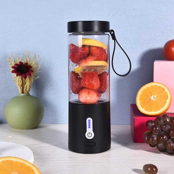 530ML Electric Juicer Portable Smoothie Blender USB Rechargeable Food Processor Fruit Mixer Mini Juicer Blender Cup A