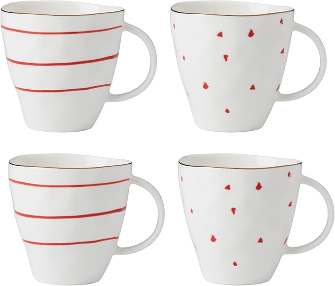 Lenox 896837 Garnet Bay Mugs Set of 4