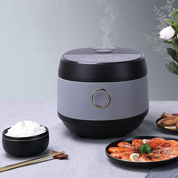 Rice Cooker Household 4L/5L 10 Function Menus 24-Hour Appointment Smart Insulation with Steamer Suitable for 3-8 People