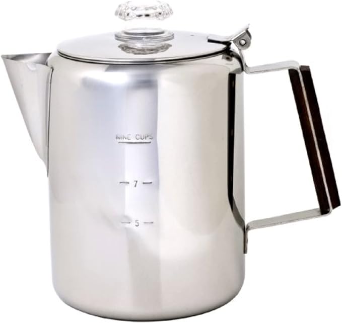 Chinook Timberline 9 Cup Stainless Steel Coffee Percolator