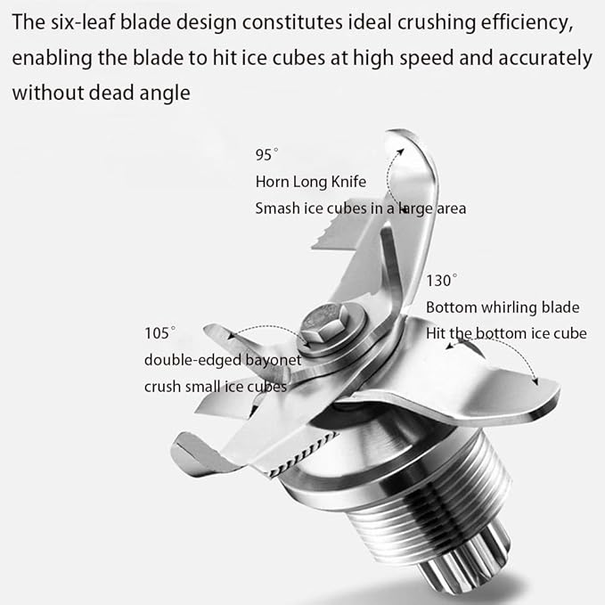 Blender Smoothie Maker with Sound Enclosure 2L Electric Stand Mixer Silent Broken Wall Cooking Machine 17000rpm Blade Ice Crusher for Smoothie Fruits