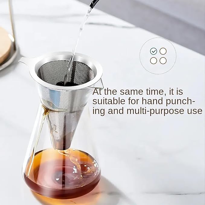 Cold Brew Drip Coffee Maker Cold Brew Drip Tower with Transparent Lid Adjustable-Rate Dripper and 500ML Large Capacity Makes 2-4 Cups and Easy To Clean Perfect for Cafes Restaurant and Bars