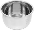 3L Inner Cooking Pot Metal Rice Cooker Pot Inner Stainless Steel Non Stick Tank Liner Container Compatible with Rice Cooker Accessories