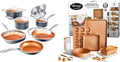 Gotham Steel Pots and Pans Set 12 Piece Cookware Set &amp Non Stick Ceramic Bakeware Set 5 Piece No Warp &amp Dishwasher Safe Baking Set Baking Pans Set