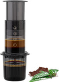 Portable Coffee Maker for Camping &amp Travel Coffee Press - All-in-One French Press Pour-Over &amp Espresso Style Manual Brewer Small Coffee Maker for Full Bodied Coffee Without Grit Less Bitte