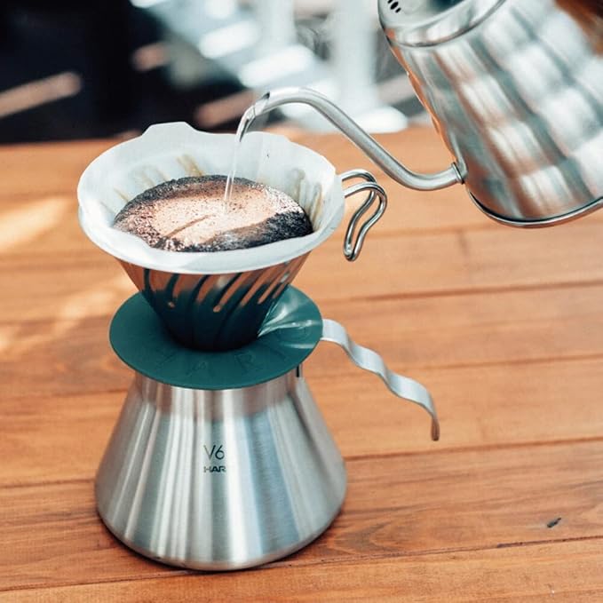 Hario Outdoor V60 Metal Dripper 02 Silver