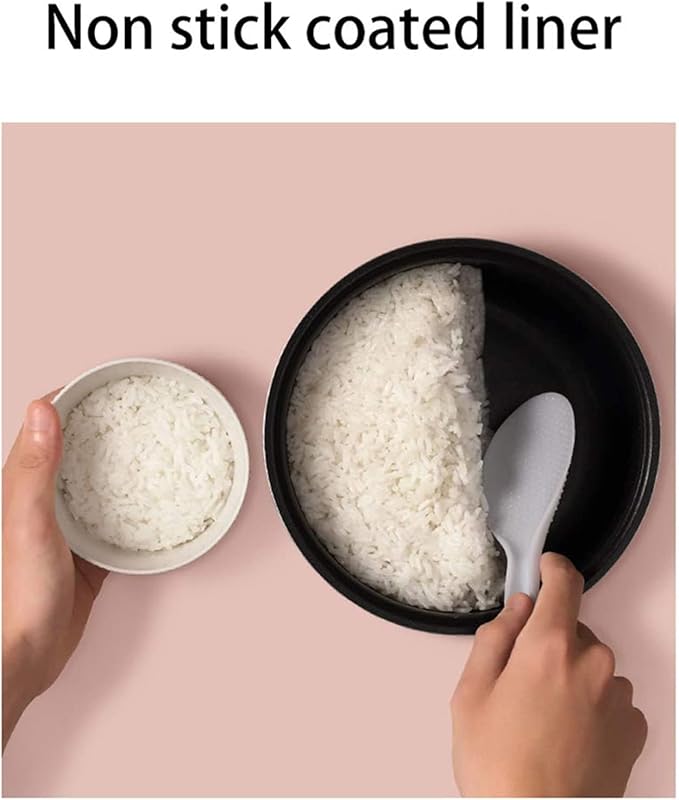 Mini Rice Cooker Household Multifunctional Intelligent Appointment Timing Rice Cooker Non-Stick Inner Pot for 1-4 People 2 Liters 500W