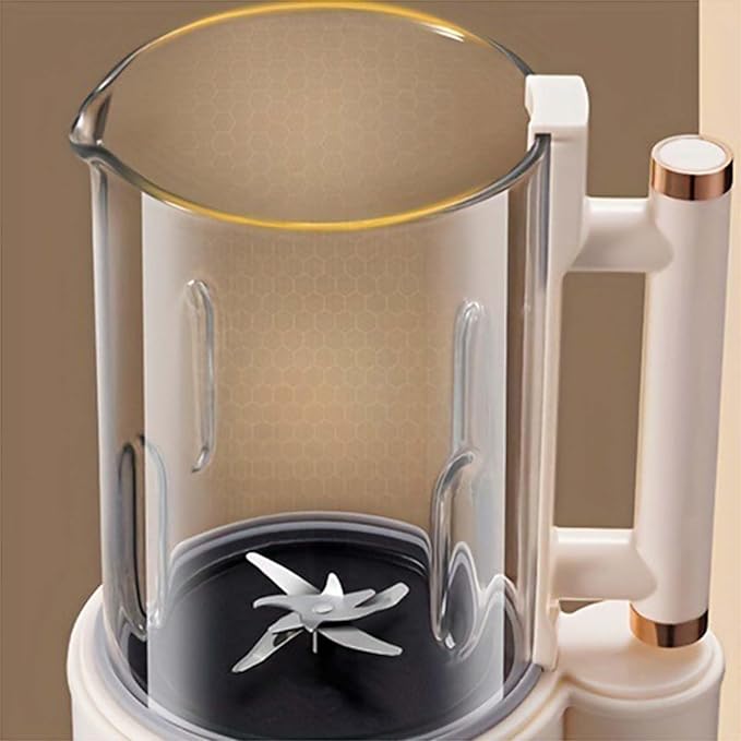 Nut Milk Maker &amp Multi-Function Blender Automatic Homemade Almond Soy Oat Milk Maker with Self-Cleaning Heated Boil Function Soundproof Design 12 Blades001