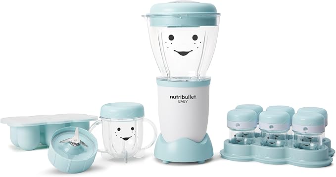 NutriBullet NBY-50100 Baby Complete Food-Making System32-OzWhiteBlueClear(Pack of 2)
