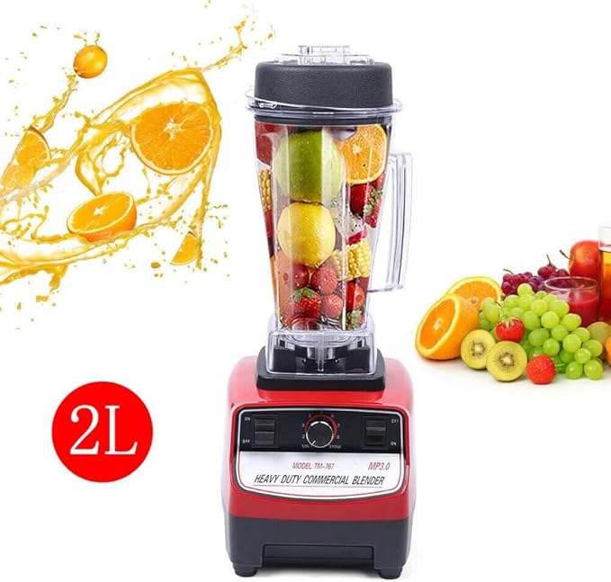 Commercial Vacuum Blender High Speed 27000 Rpm Smoothie Maker Countertop Blender For Smoothie Nut Milk Hot Soup Baby Food 2l Capacity