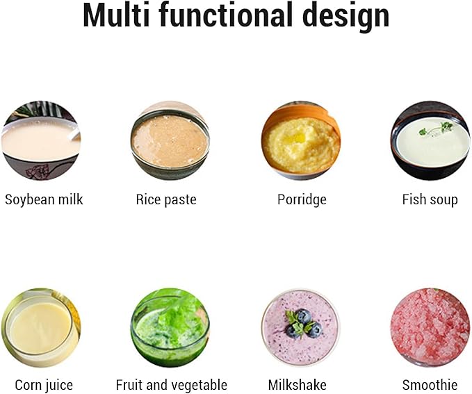 Automatic Nut Milk Maker Multifunctional Low Noise Keep Warm 24H Timer 1200W 1650ml Capacity (US Plug 110V)