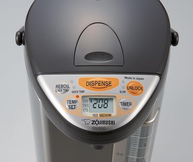 Zojirushi 586361-CV-DCC40XT America Corporation Ve Hybrid Water Boiler And Warmer 4-Liter Stainless Dark Brown &amp Zojirushi NP-HCC10XH Induction Heating System Rice Cooker and Warmer