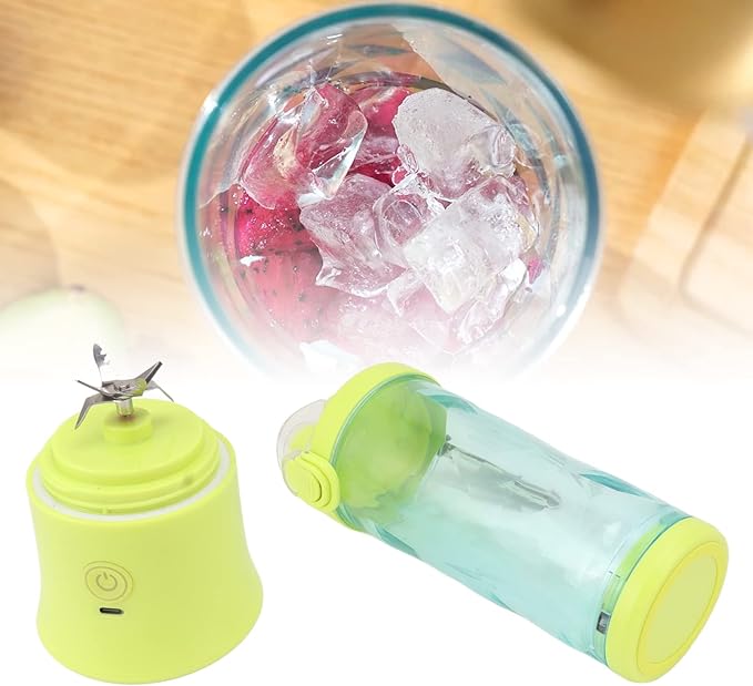 Portable Blender USB Rechargeable 20oz 600ml Mini Personal Size with 6 Blades One Key Operation Ideal for Kitchen Home