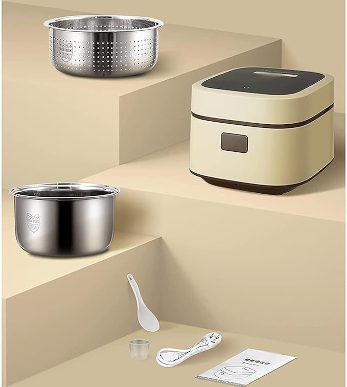 Multi-Function Rice CookerSmall Rice Cooker 3LElectric Rice Steamer With Keep Warm Function Removable Non Stick Rice Pot