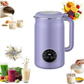 Nut Milk Maker Machine Nut Milk Maker Blender The 8-in-1 Multifunction NutMilk &amp Juice Maker Nutmilk Machine with Keep Warm/One-Button Self-Cleaning/Delay Start (Purple)