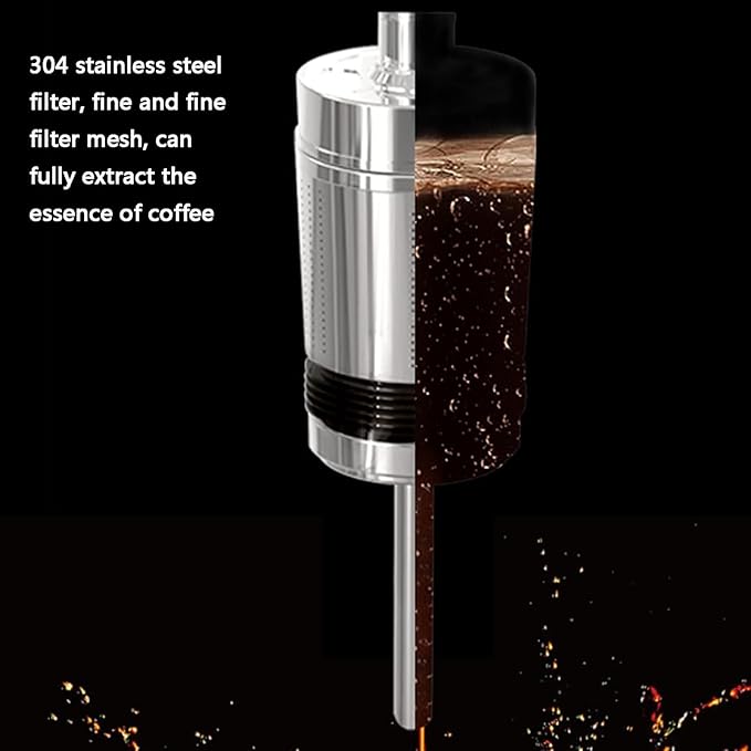 Syphon Vacuum Coffee Maker Glass Electric Siphon Pot 3 Adjustable Gears Intelligent Heat Preservation 240ml Capacity for Use At Home Coffee Shops Offices &amp Other Places