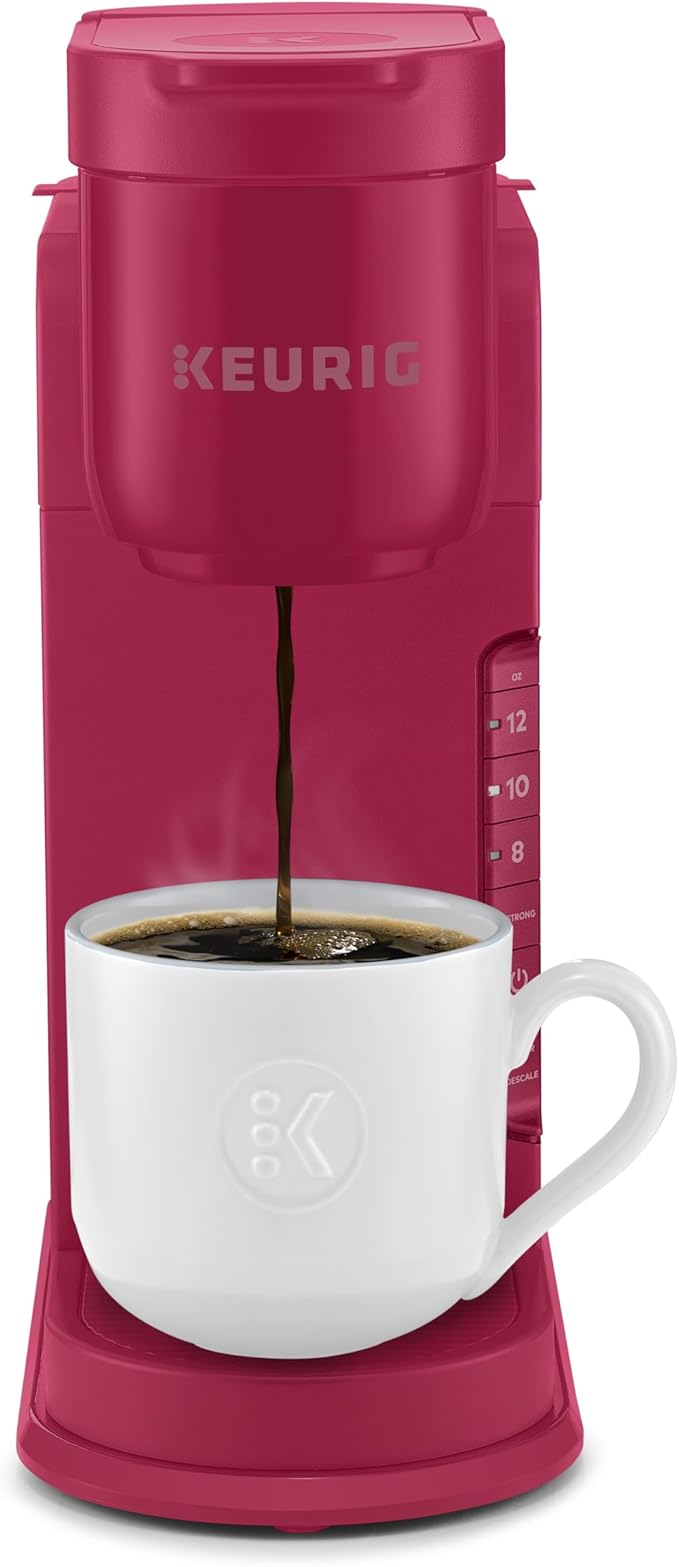 Keurig K-Express Single Serve K-Cup Pod Coffee Maker 3 Brew Sizes Strong Button Feature 42oz Removable Reservoir Island Berry