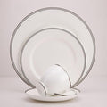 Simple Style Dinnerware Set Service for 2Afternoon tea Bone China Dinnerware SetsSteak Dinner Plates Dish Set (8Pcs)Freezer Safe Elegant Dining PlatesDishwasher safety 269LK