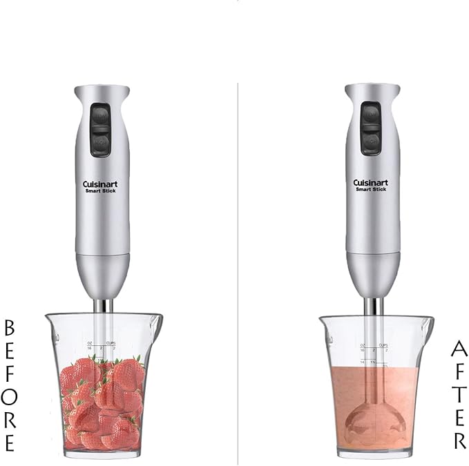 Cuisinart CSB-75BC Smart Stick 200 Watt 2 Speed Hand Blender Brushed Chrome