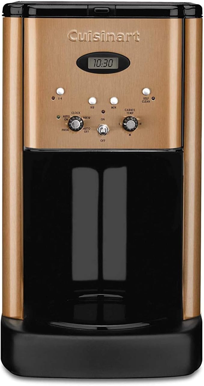 Cuisinart DCC-1200CP 12 Cup Brew Central Coffee Maker Copper