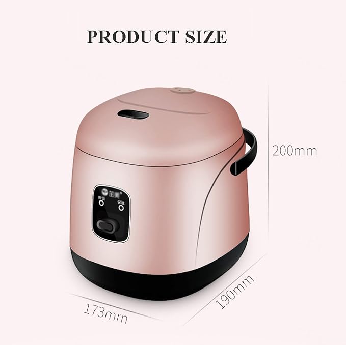 Rice Cooker And Steamer Medium Electric Multi Cooker With Removable Non-Stick Rice Pot