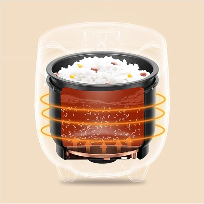 Mini Rice Cooker Commercial Rice Cooker Rice Cooker Removable Washable Non-stick Inner Pot 1.8L Capacity