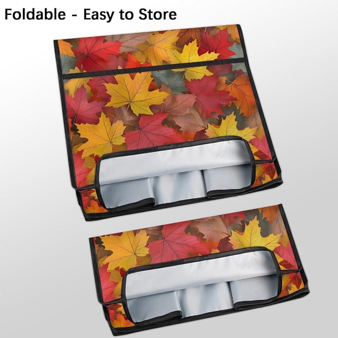 cfpolar Kitchen Aid Mixer Cover Compatible with 6-8 Quarts Fall Autumn Stand Mixer Cover Kitchen Aid Mixers Accessories Appliance Organizer Bag Dust Covers with Zipper Pocket