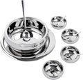 For A La Mode Stainless Steel Dinner Set 11 Pcs