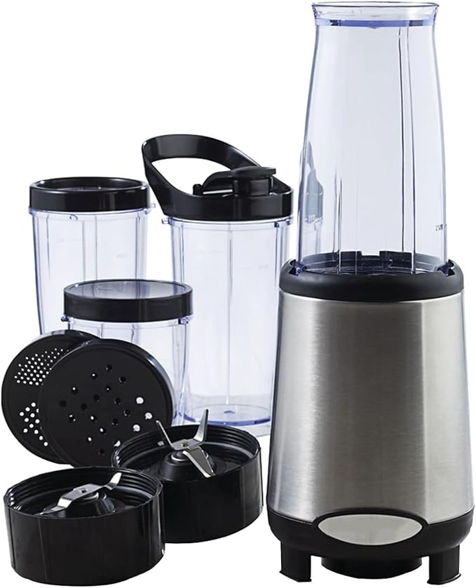 20 Piece Multi Purpose Food Processor and Combo with Dual-Drive System Kitchen Set for Smoothies Shakes and Dough