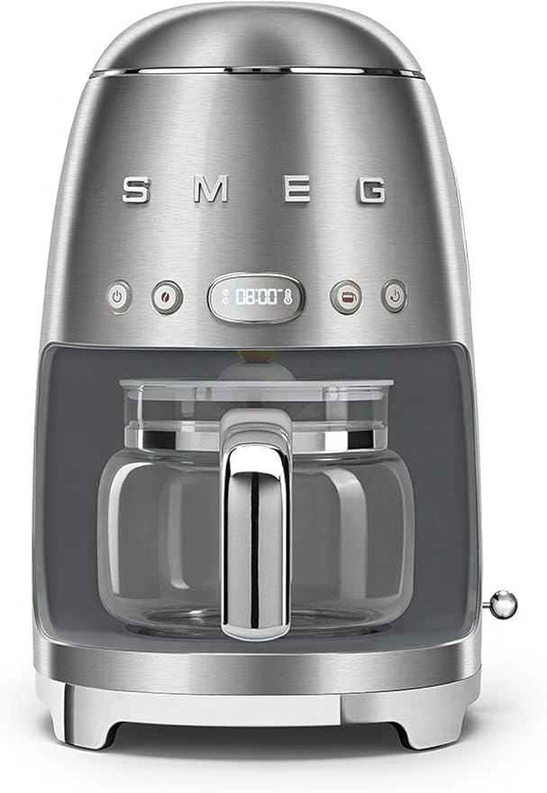 Smeg - Coffee Machine - A Collection of Adult Games and Gifts - Filter Coffee Machine - Polished Chrome