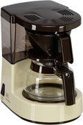 Melitta 1015 Aromaboy Filter Coffee Machine 2 Cups Glass Pot Automatic Switch-Off beige/brown