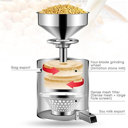 1100W Automatic soymilk Machine Commercial soymilk Machine nut Processing Machine Milk Beverage