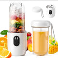 Portable Personal Blender 17oz/500ml USB Rechargeable with Digital Display 40W Quiet Operation Self-Cleaning Detachable Design for Smoothies Ice Crushing Juice White