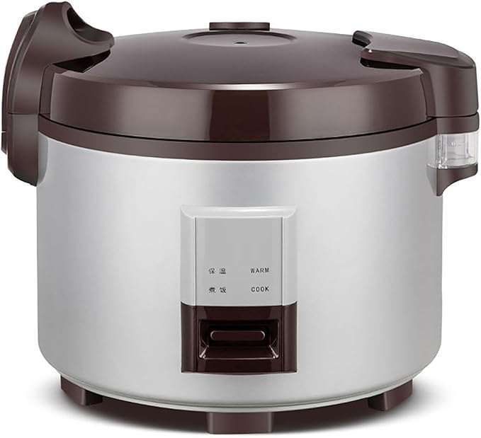 Large Rice Cooker (9L~18L) Commercial Thickened Non-stick Rice Cooker Automatic Insulation for Restaurants Canteens SchoolsUS/EU Used(13L)