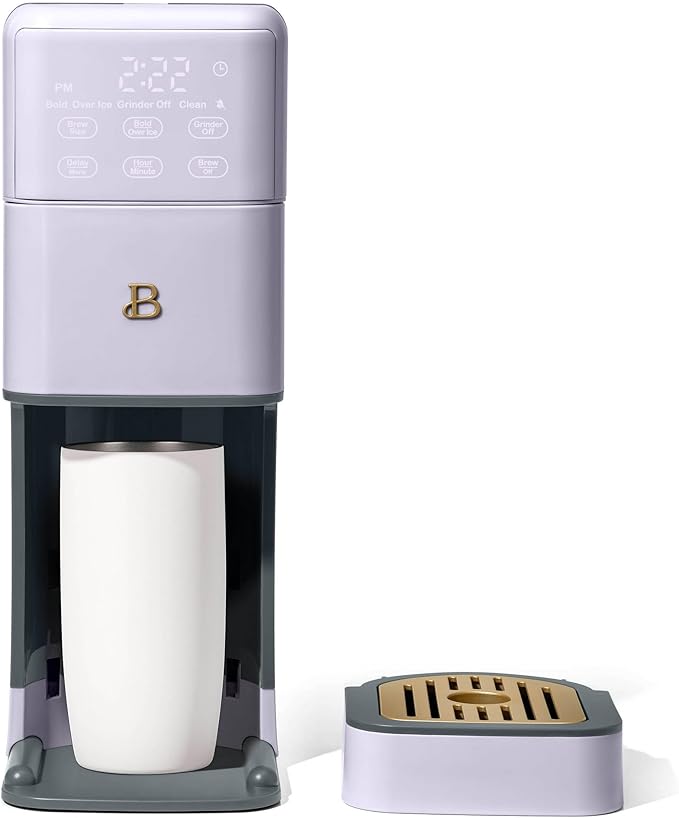 Single-Serve Coffee Maker with Built-in Burr Grinder | Programmable Grind &amp Brew Coffee Machine | 6 Cup Sizes 3 Strength Settings | 64 oz Reservoir &amp Exact-Xtract Technology