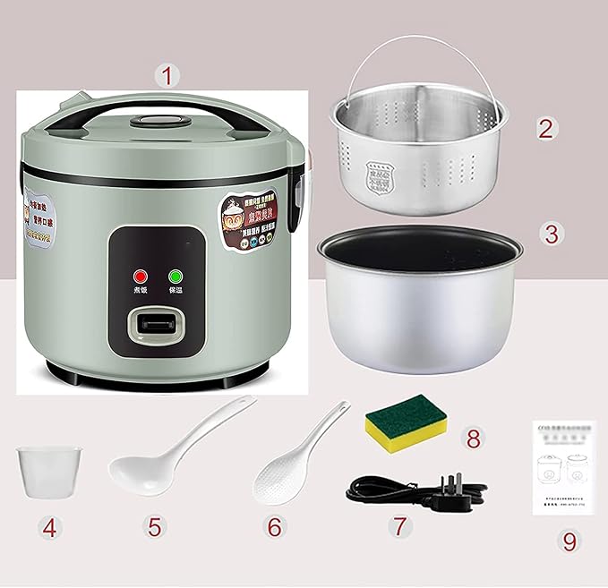 Household Electric Rice Cooker Household Multifunctional Low-Sugar Non-Stick Rice Cooker Separation Intelligent Heat Preservation For 1-7 People(3L)