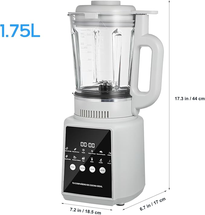 1.75L High Speed Smoothies Blender with US Plug Multifunctional Electric Juicer for Fruits and Ice Countertop Food Processor for Shakes and Drinks