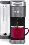 Keurig K-Supreme Single Serve K-Cup Pod Coffee Maker MultiStream Technology 4 Brew Sizes 66oz Dual-Position Removable Reservoir Gray (Renewed)