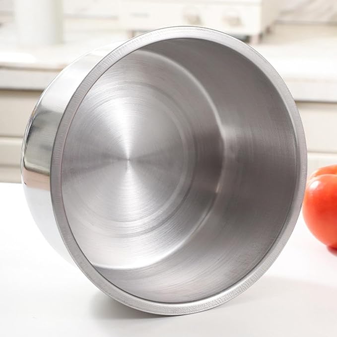 5Pcs Stainless Steel Sauce Pots with Lid Professional Cooking Tools Cookware Kitchen Accessories Kitchenware Stew Pot Set Style A